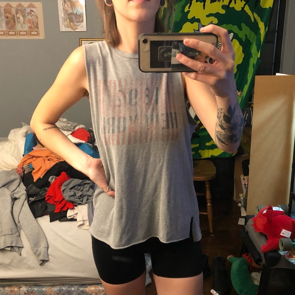 Abercrombie muscle tee NY